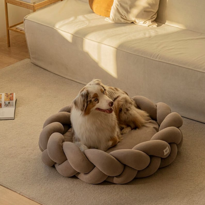 Luxury Knit Dog Bed