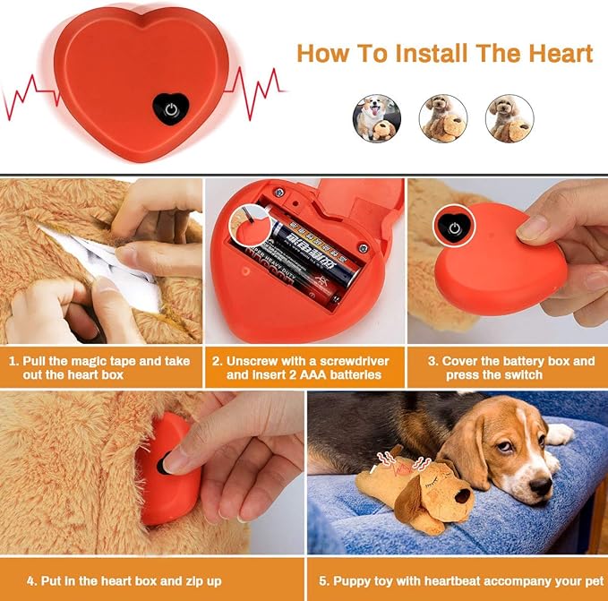 DoggyPal - Heartbeat Dog Toy