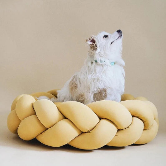 Luxury Knit Dog Bed