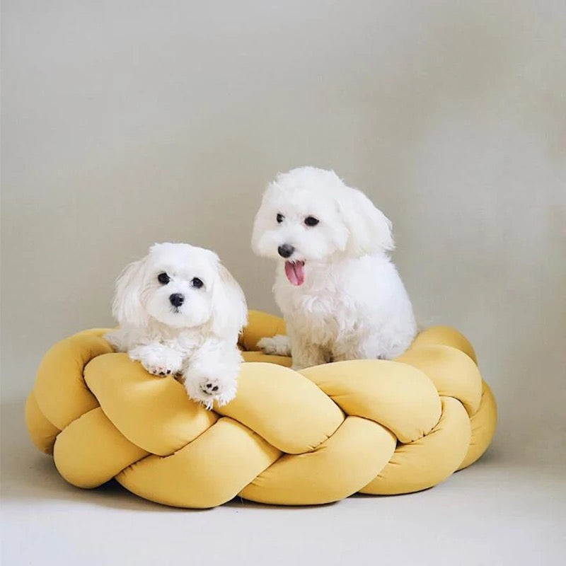 Luxury Knit Dog Bed