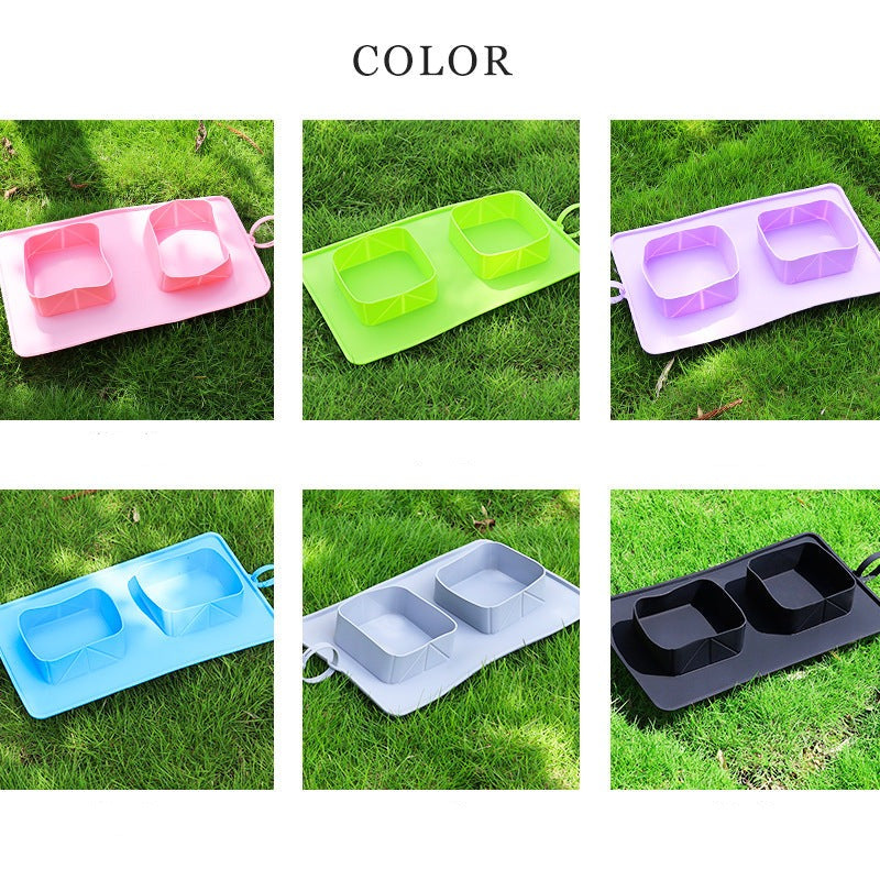 Portable Silicone Dog Bowl