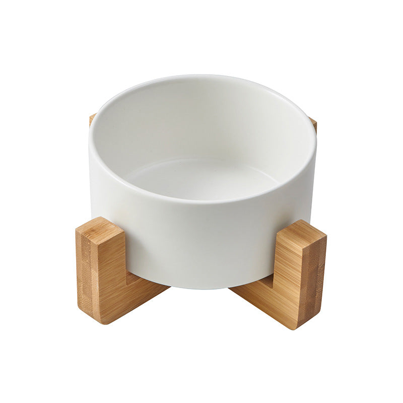 Elevated Elegance Ceramic Cat Bowl