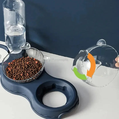 AquaPurr Elegance - Cat Water Feeder Bowl