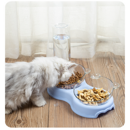 AquaPurr Elegance - Cat Water Feeder Bowl