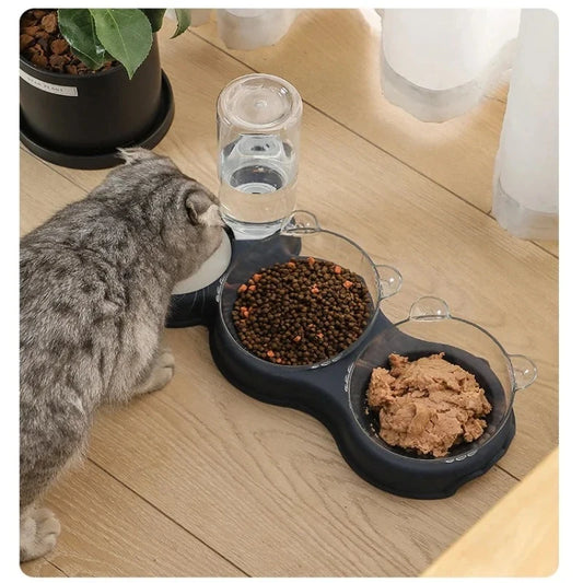 AquaPurr Elegance - Cat Water Feeder Bowl