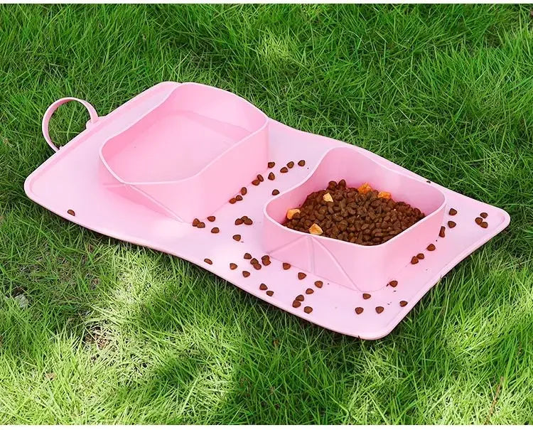 Portable Silicone Dog Bowl