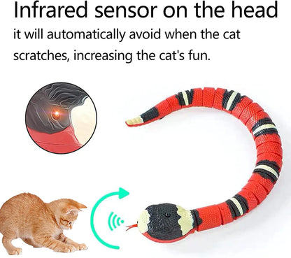 Remote Control Electric Snake Cat Toy Simulation Smart - Temu
